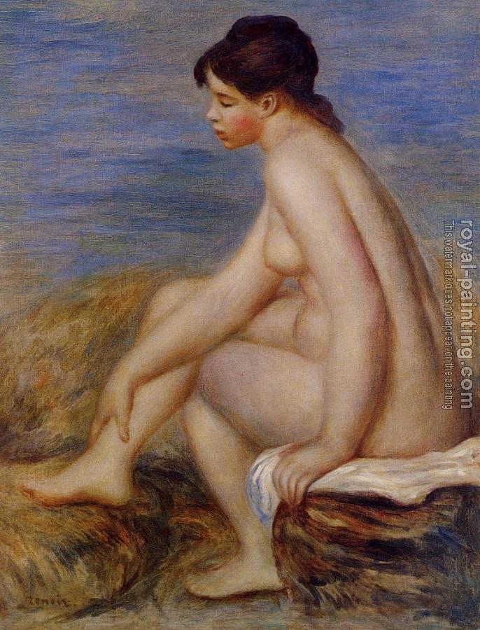 Pierre Auguste Renoir : Seated Bather II